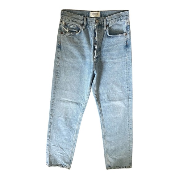 AGOLDE 90's Mid Rise Loose Fit in Snapshot 100% Organic Cotton Sz 24 - Picture 2 of 7
